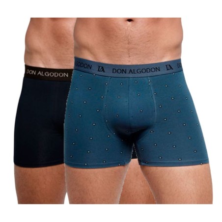 BOXER HOMBRE PACK/2 DON ALGODON