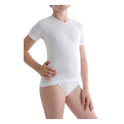 CAMISETA NIÑA MANGA CORTA ALGODON