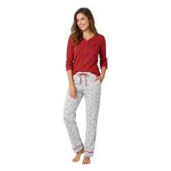 PIJAMA MUJER 100% ALGODON