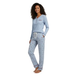 PIJAMA MUJER 100% ALGODON