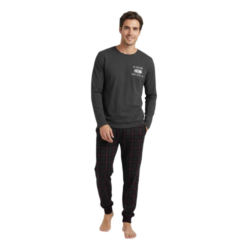 PIJAMA HOMBRE ALGODON FINO