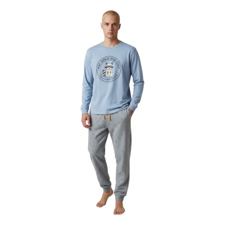 PIJAMA HOMBRE ALGODON FINO