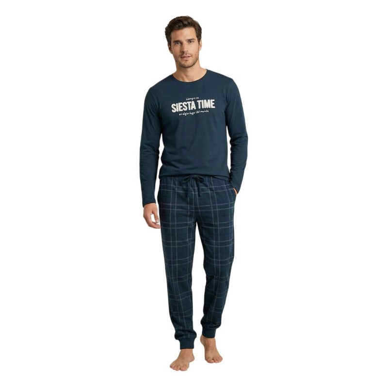 PIJAMA HOMBRE 100% ALGODON 