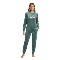 PIJAMA MUJER MICROVELUR