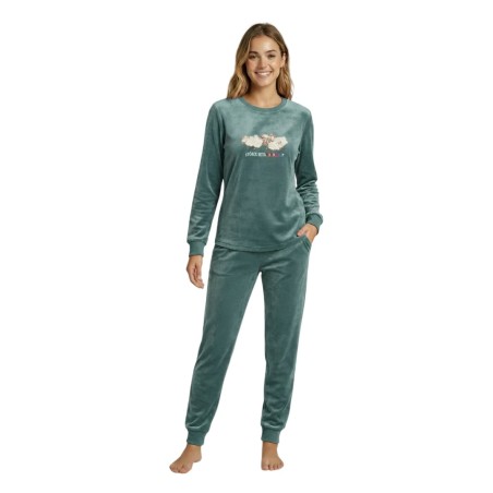PIJAMA MUJER MICROVELUR