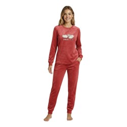 PIJAMA MUJER MICROVELUR
