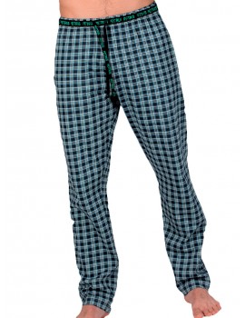 Pantalón Pettrus Hombre Pijama Suelto Cuadros