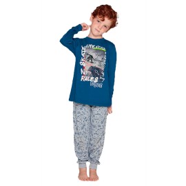 Pijama Muydemi Niños Skate Puños Algodón