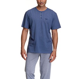 Pijama hombre Assman manga corta pantalón largo