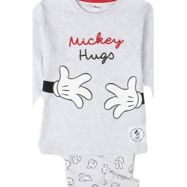 Pijama Disney niña Mickey abrazos.
