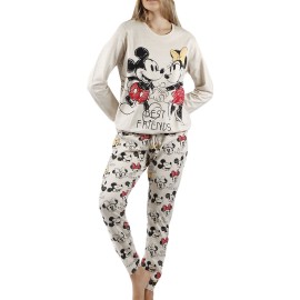 Pijama mujer Mickey and Minnie invierno