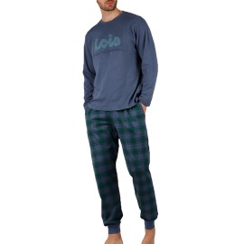 Pijama Lois Hombre Invierno Cuadros Clásico
