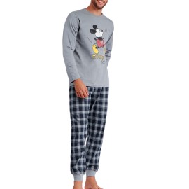 Pijama Mickey hombre cuadros