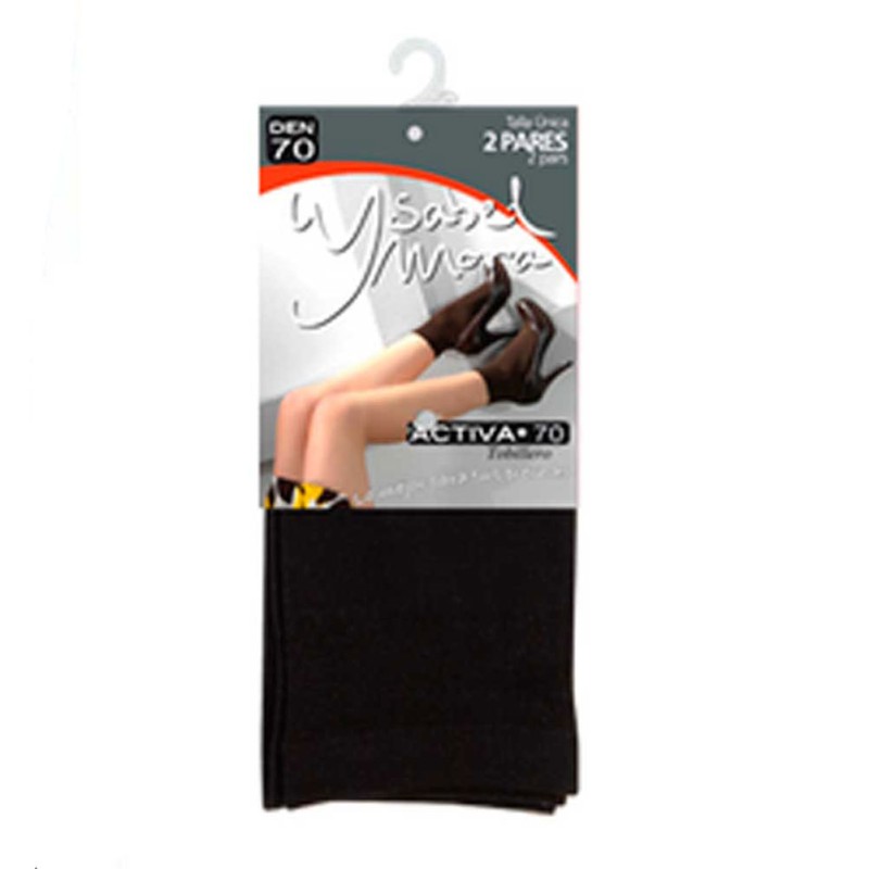 TOBILLERO SRA 70D PACK/2 Y.MORA